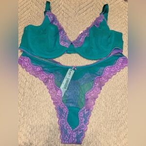 Tease Set Bra 38D  & XL NWT